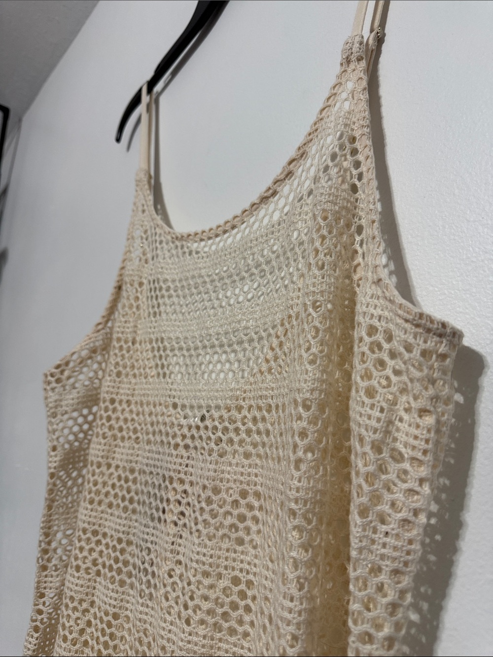 Wild fable cream crochet swim cover-up NWT XL - Picture 9 of 10